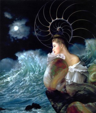  wave Oil Painting - JPA Ocean Wave Fantasy